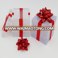 Holiday LED light up PVC gift box 1 dollar store items wedding gift box