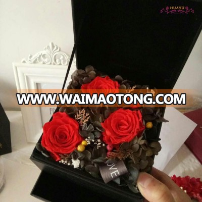 Hot selling preserved customized flower in gift box